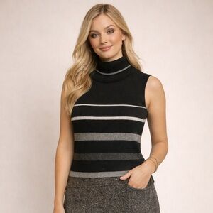 Sweater Project Sleeveless Turtleneck Sweater